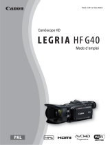 Canon LEGRIA HF G40 Manuel utilisateur