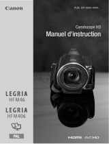 Canon LEGRIA HF M406 Manuel utilisateur