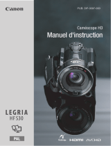 Canon LEGRIA HF S30 Manuel utilisateur