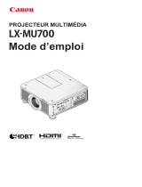 Canon LX-MU700 Manuel utilisateur