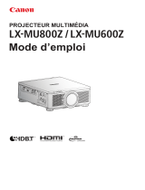 Canon LX-MU800Z Manuel utilisateur