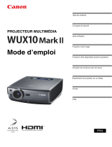 Canon XEED WUX10 Mark II Manuel utilisateur
