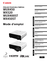 Canon XEED WX520 Manuel utilisateur