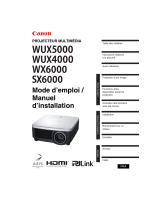 Canon XEED SX6000 Manuel utilisateur