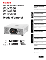 Canon XEED WUX7500 Manuel utilisateur