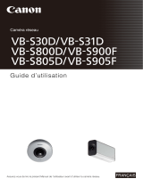 Canon VB-S905F Manuel utilisateur