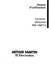 ARTHUR MARTIN AW1047S1 Manuel utilisateur