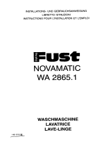 FUST WA2865.1 Manuel utilisateur