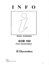 Electrolux EOB102B Manuel utilisateur