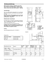 Electrolux MEGF 11-288/60.3SW/S Guide d'installation