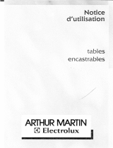 ARTHUR MARTIN TG4006W1 Manuel utilisateur