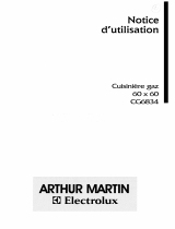 ARTHUR MARTIN ELECTROLUX CG6834M1 Manuel utilisateur