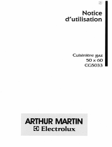 ARTHUR MARTIN CG5033W1 Manuel utilisateur