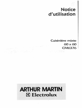 ARTHUR MARTIN CM6376-1 Manuel utilisateur