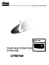 Faure CFM748X Manuel utilisateur
