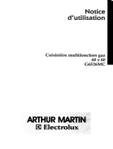 Arthur_Martin G6526MCW1M.CGASA Manuel utilisateur