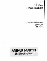 ARTHUR MARTIN ELECTROLUX FE2519N1 Manuel utilisateur