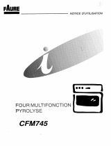 Faure CFM745W Manuel utilisateur