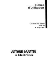 ARTHUR MARTIN ELECTROLUX CM614RR1 Manuel utilisateur