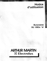 ARTHUR MARTIN ELECTROLUX BU8804W1 Manuel utilisateur