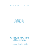 ARTHUR MARTIN ELECTROLUX G9701CCN Manuel utilisateur