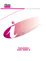 Faure CGC9000X Manuel utilisateur