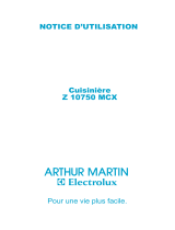 ARTHUR MARTIN Z10750MCX Manuel utilisateur