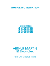 ARTHUR MARTIN ELECTROLUX Z9705MCX Manuel utilisateur