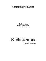 ARTHUR MARTIN ELECTROLUX EKG90310X Manuel utilisateur