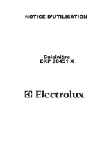 Electrolux EKP90452X Manuel utilisateur