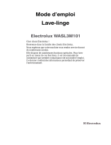 Electrolux WASL3M102 Manuel utilisateur