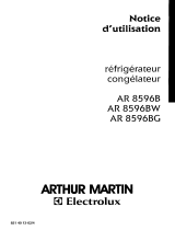 ARTHUR MARTIN AR8596W Manuel utilisateur