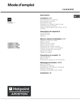 Hotpoint CX65SFAWFHAS Le manuel du propriétaire