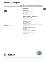 Indesit BAAN 13 V (FR) Le manuel du propriétaire