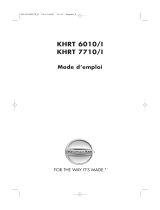 KitchenAid KHRT 7710/I Mode d'emploi