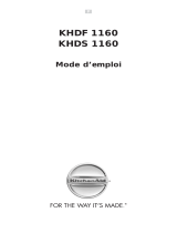 KitchenAid KHDS 1160/I Mode d'emploi