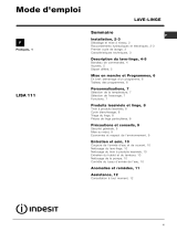 Indesit LISA 100 (FR) Le manuel du propriétaire
