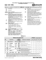 Bauknecht GSX 5961/1 Mode d'emploi