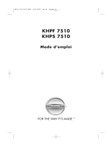 KitchenAid KHPF 7510/I Mode d'emploi