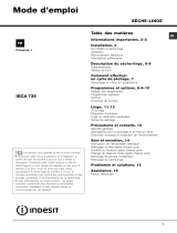 Indesit IDCA 735 B (FR) Le manuel du propriétaire