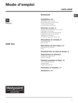 HOTPOINT/ARISTON WMF 823K FR Mode d'emploi
