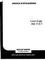 ARTHUR MARTIN ELECTROLUX AW715T Manuel utilisateur