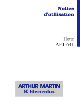 ARTHUR MARTIN ELECTROLUX AFT641N Manuel utilisateur