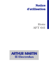ARTHUR MARTIN ELECTROLUX AFT641N1 Manuel utilisateur