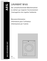 AEG LAVM65 Manuel utilisateur