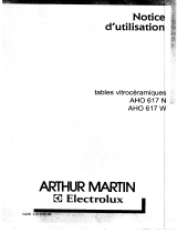 ARTHUR MARTIN AHO617N Manuel utilisateur