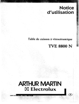 ARTHUR MARTIN ELECTROLUX TVE8800N Manuel utilisateur