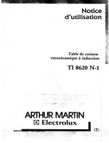 ARTHUR MARTIN ELECTROLUX TI8620N-1 Manuel utilisateur