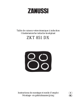 Zanussi ZKT851DX 28F Manuel utilisateur