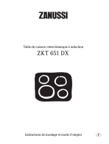 Zanussi ZKT651DX 27F Manuel utilisateur